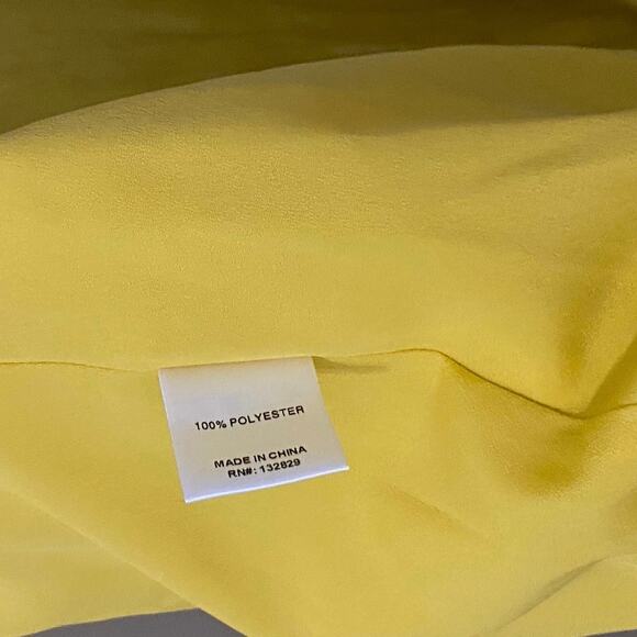 Lovers + Friends Bermuda Maxi Dress Small Yellow Satin Evening Formal Gown Glam - Picture 10 of 11